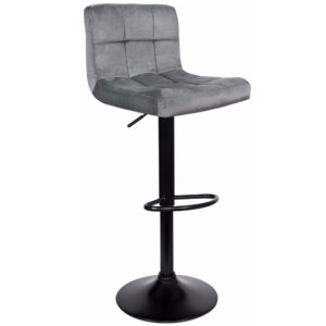 Hoker welurowy BALI szary BLACK