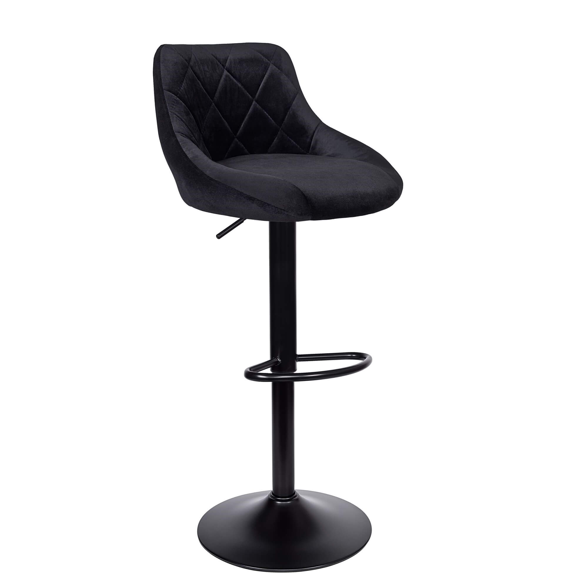 Hoker welurowy CALISO czarny BLACK