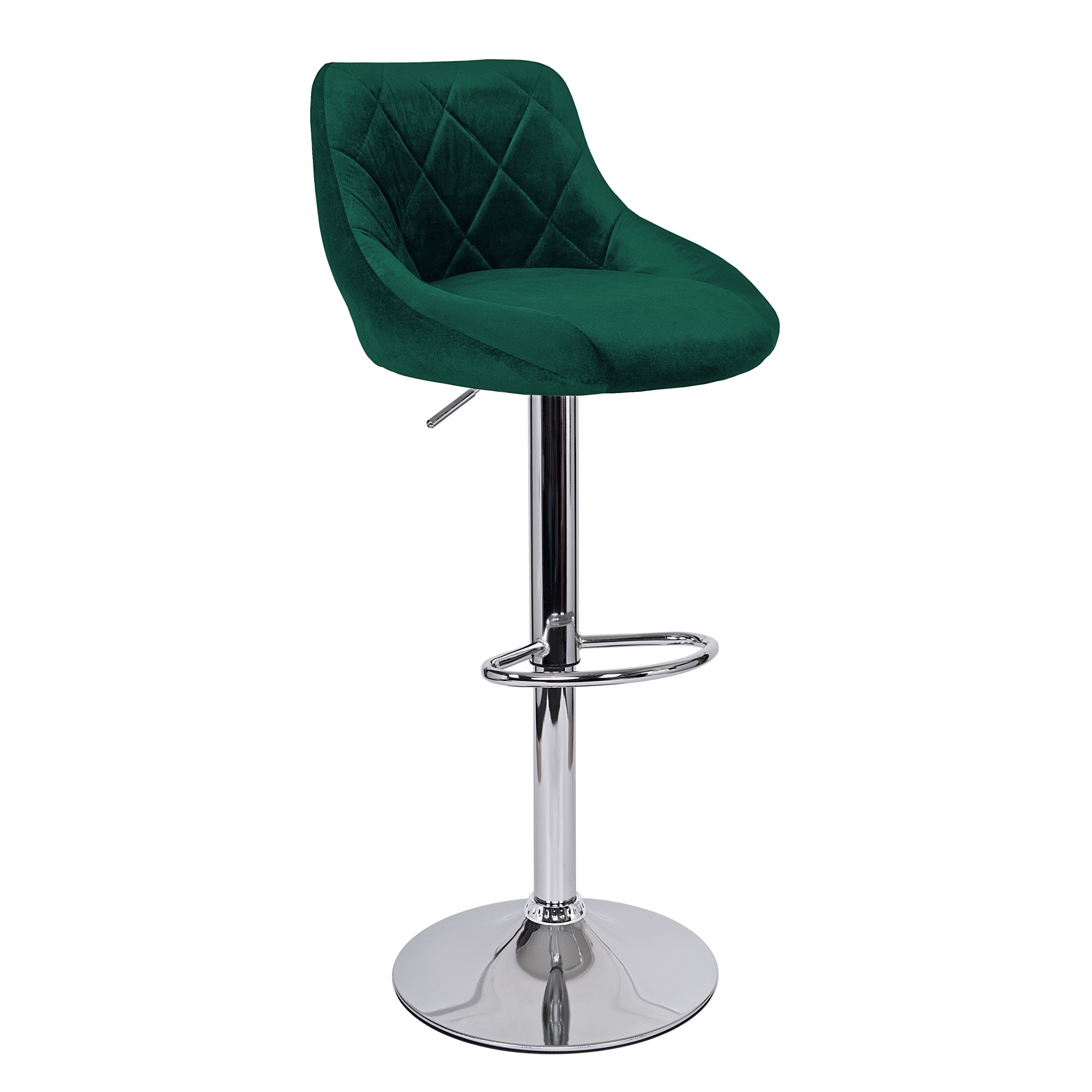 Hoker welurowy CALISO zielony SILVER